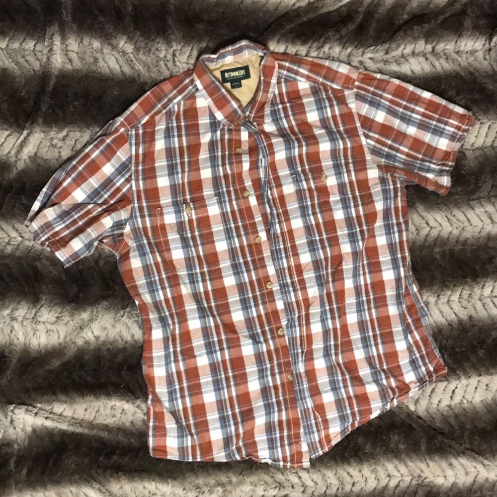 Men’s Short Sleeved Button Down